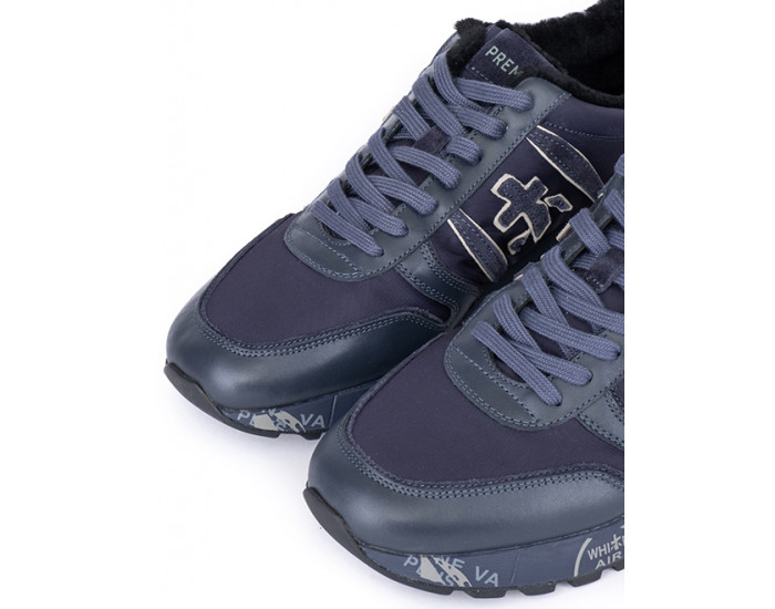 Premiata Lander 5525 Синие мужские утепленные с мехом