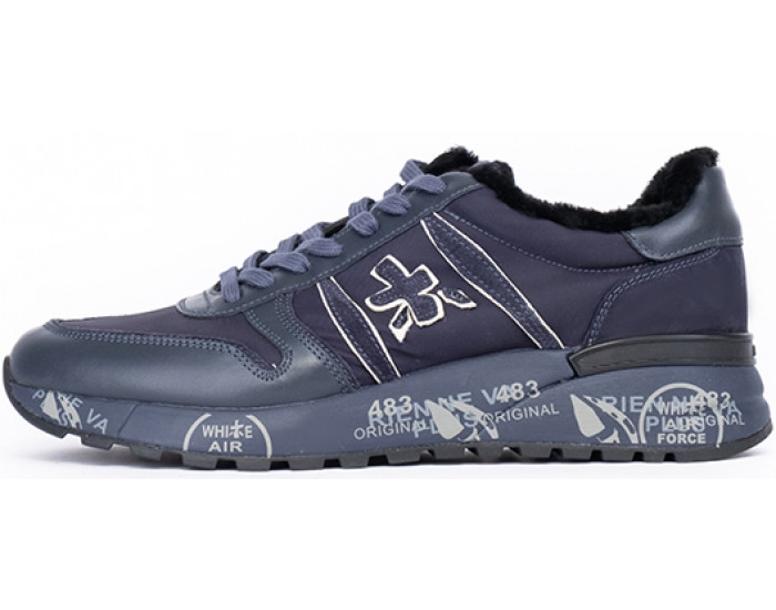 Premiata Lander 5525 Синие мужские утепленные с мехом