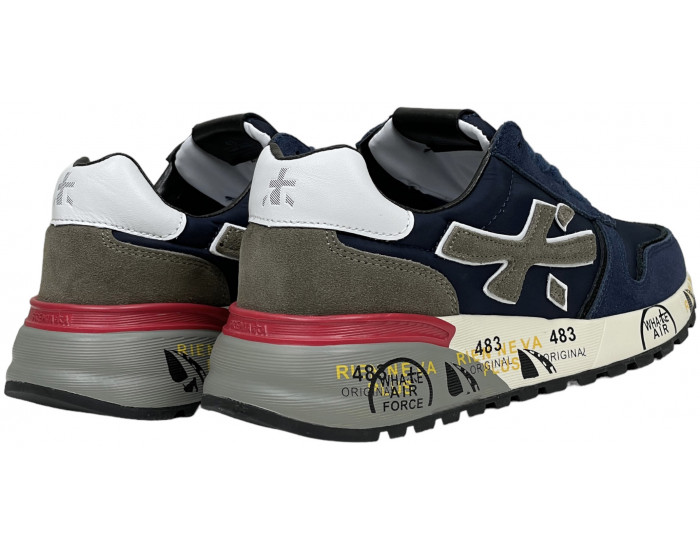 Кроссовки Premiata Mick 5697 комбинированные синие