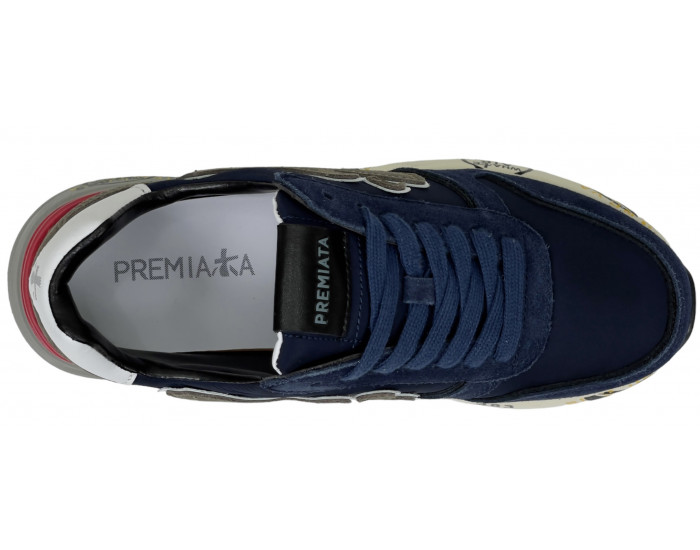 Кроссовки Premiata Mick 5697 комбинированные синие