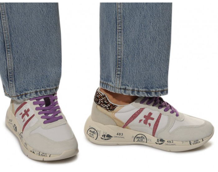 Premiata Layla белые с серым