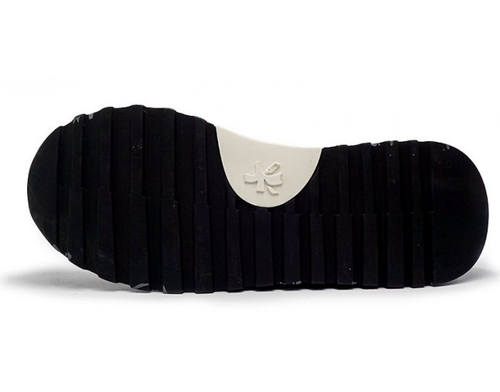 Кроссовки Premiata Mick Черные с красным замшевые