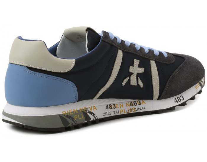 Кроссовки Premiata Lucy 1298 темно-синие мужские