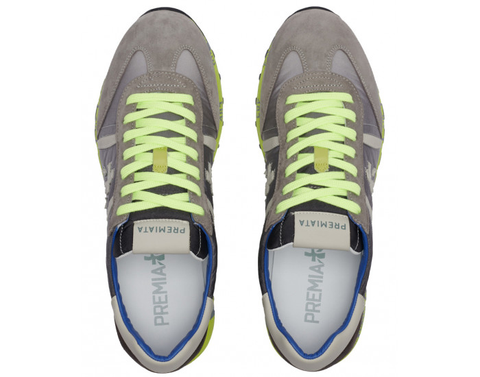 Кроссовки Premiata Lucy 1313E серые мужские спортивные