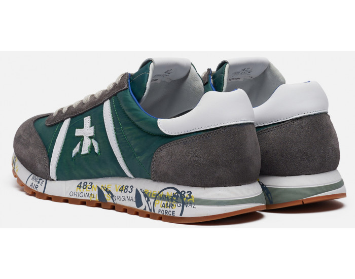 Premiata Lucy 4574 Зеленые с серым