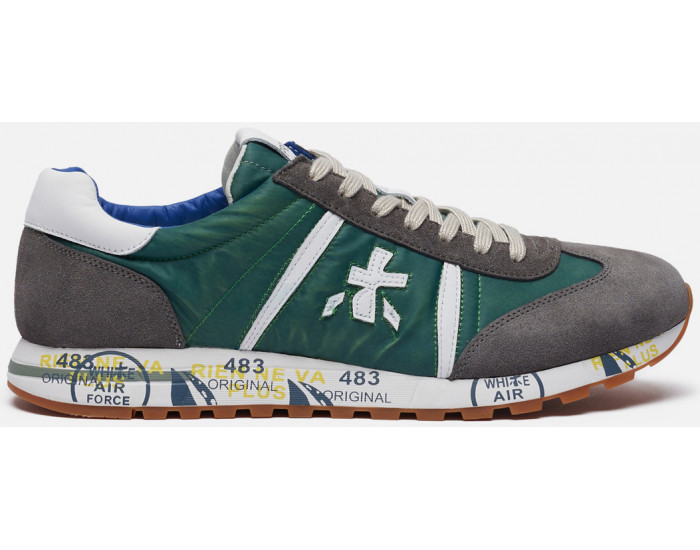 Premiata Lucy 4574 Зеленые с серым