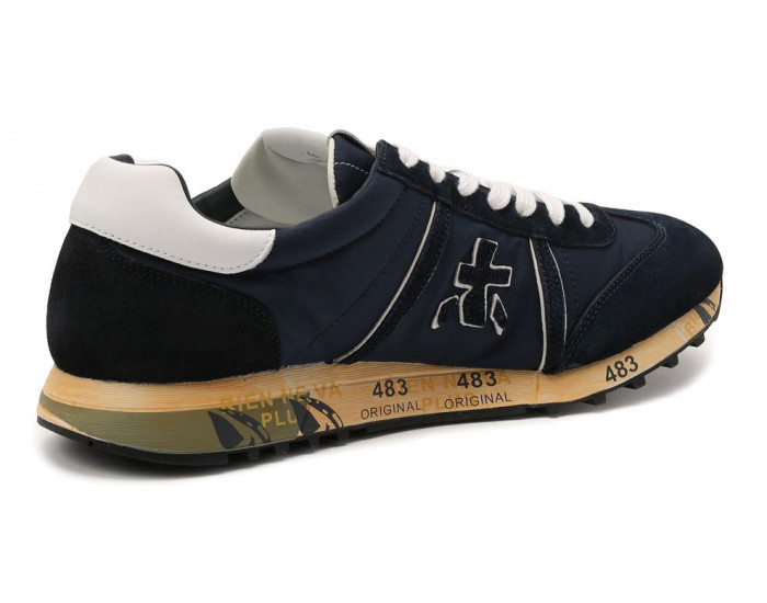 Кроссовки Premiata Lucy 5151 темно-синие мужские