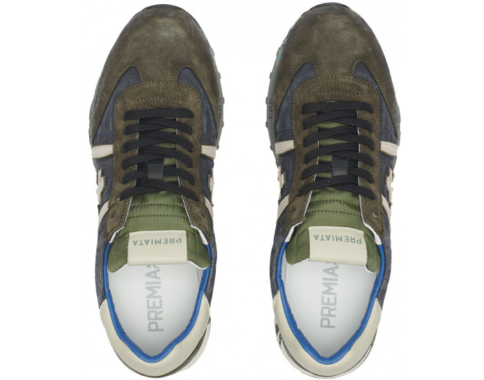 Кроссовки Premiata Lucy 5311 Хаки синие
