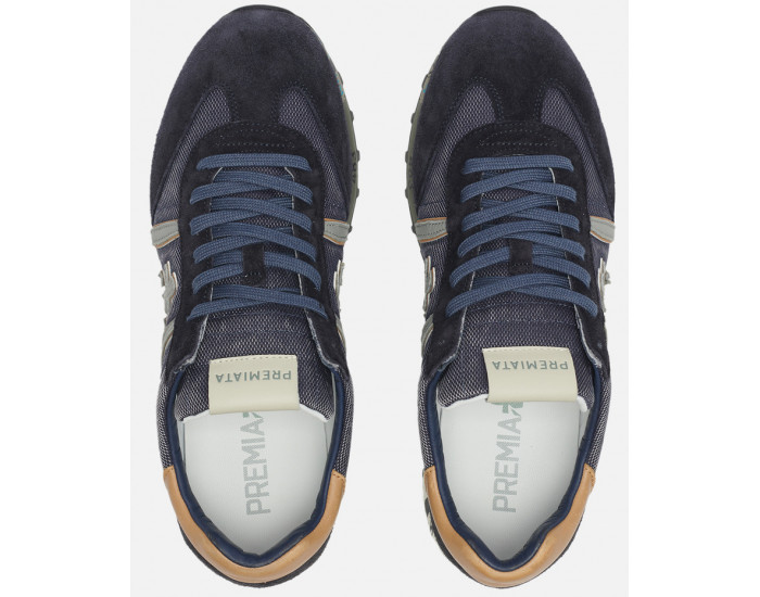 Кроссовки Premiata Lucy 5390 мужские синие спортивные