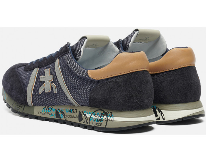 Кроссовки Premiata Lucy 5390 мужские синие спортивные