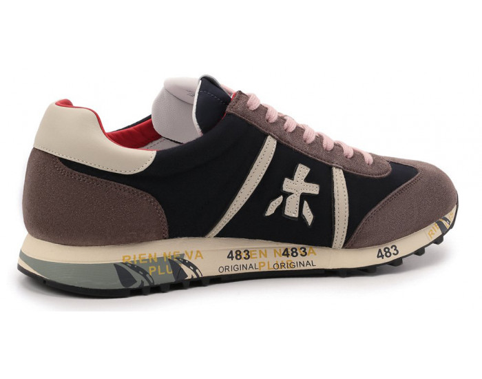 Кроссовки Premiata Lucy 5499 Черные с коричневым