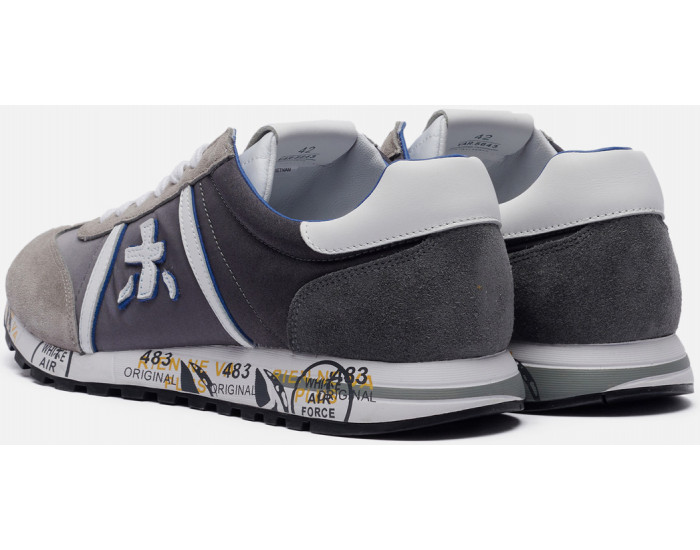 Кроссовки Premiata Lucy 5643 Темно-серые спортивные