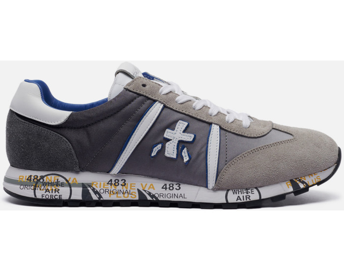 Кроссовки Premiata Lucy 5643 Темно-серые спортивные