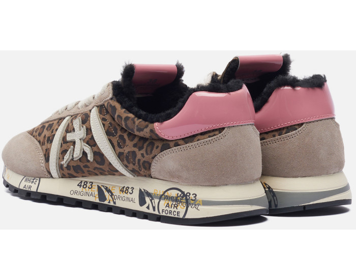 Кроссовки Premiata Lucy-D 6009 Комбинированные женские с мехом