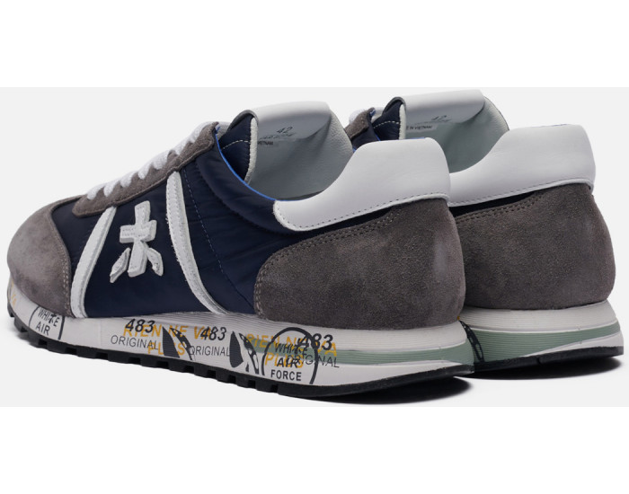 Кроссовки Premiata Lucy 600E Синие с серым мужские