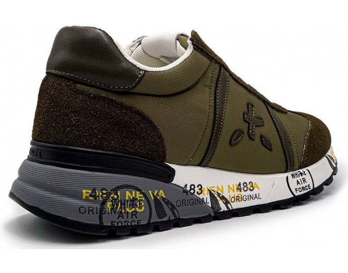 Кроссовки Premiata Lucy-D sneakers Хаки с коричневым