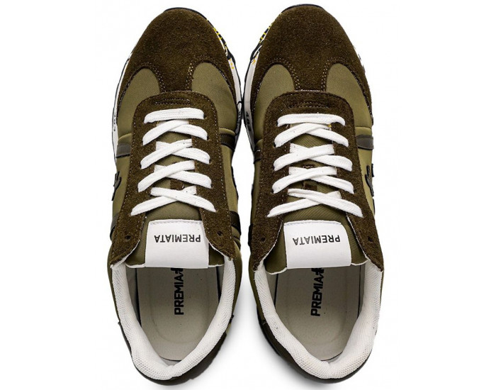 Кроссовки Premiata Lucy-D sneakers Хаки с коричневым