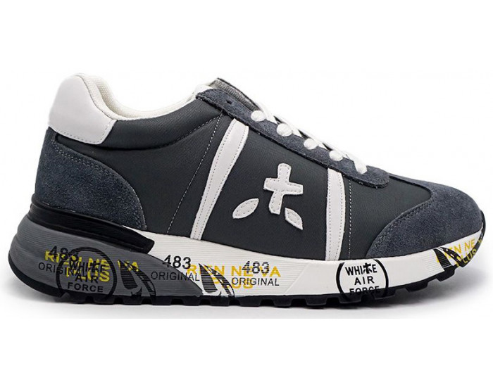 Кроссовки Premiata Lucy-D sneakers Серые с синим