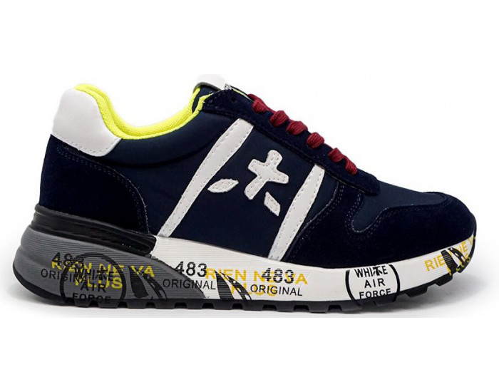 Кроссовки Premiata Lucy-D sneakers Синие с белым женские