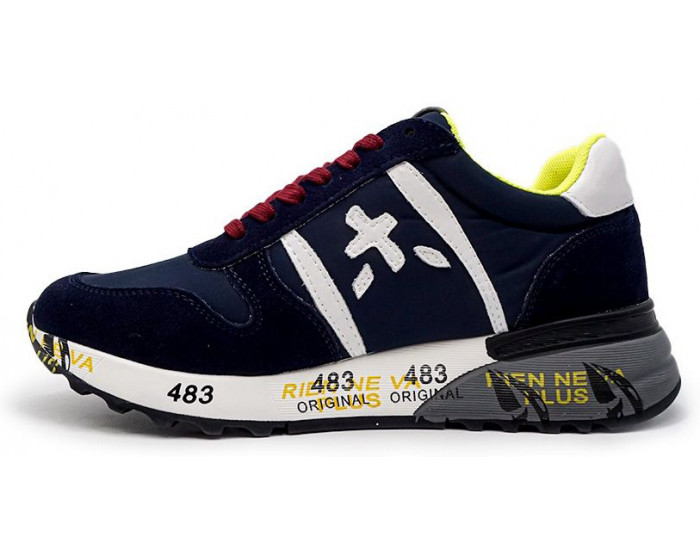 Кроссовки Premiata Lucy-D sneakers Синие с белым женские