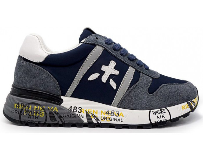 Кроссовки Premiata Lucy-D Синие с серым женские