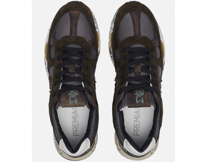 Кроссовки Premiata Mase 4005 Хаки зеленые