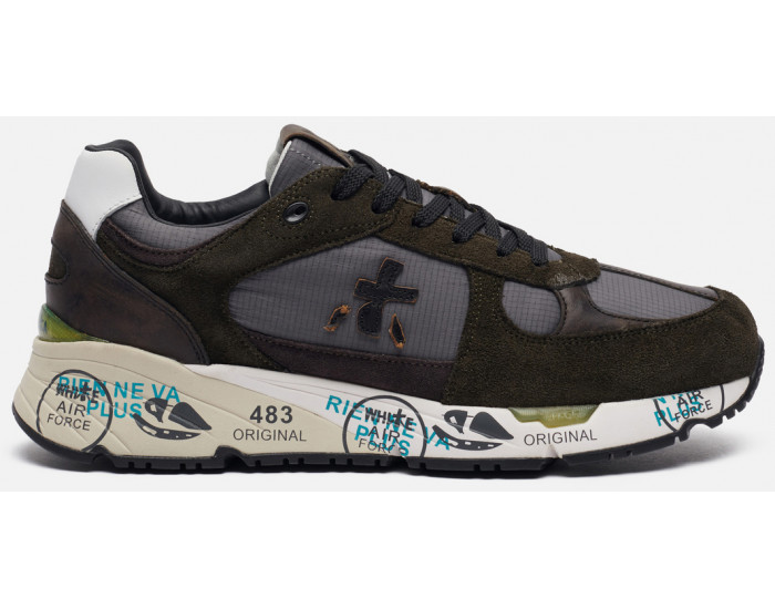 Кроссовки Premiata Mase 4005 Хаки зеленые