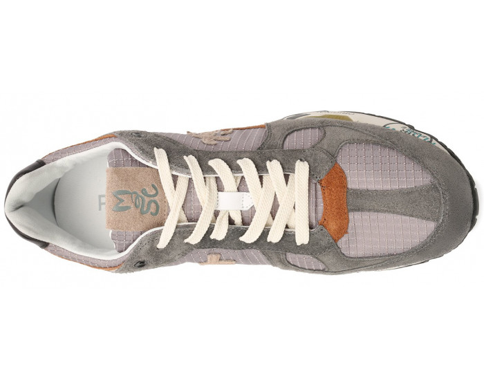 Кроссовки Premiata Mase 5164 Серые с оранжевым