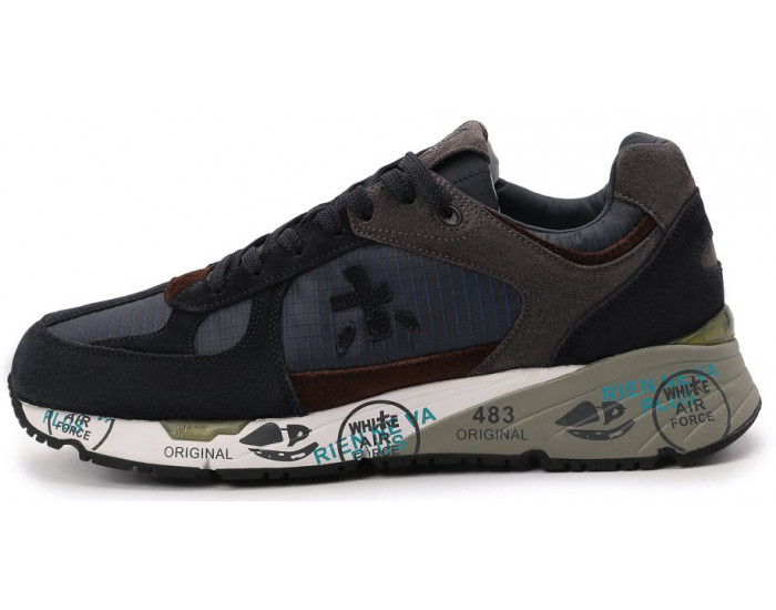 Кроссовки Premiata Mase 5399 Черные с синим