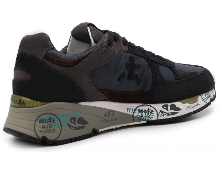 Кроссовки Premiata Mase 5399 Черные с синим