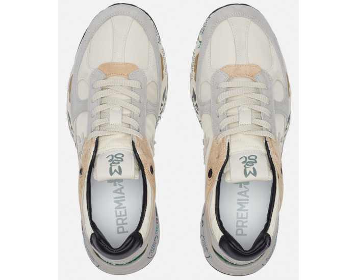 Кроссовки Premiata Mase 5490 Серые с бежевым