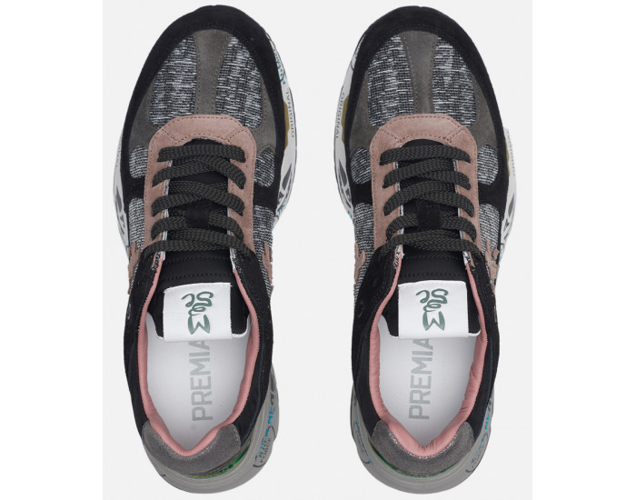 Кроссовки Premiata Mase 5530 Черные комбинированные