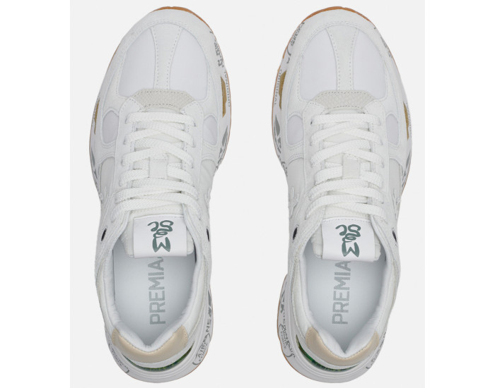 Кроссовки Premiata Mase 5661 sneakers Белые с серым женские