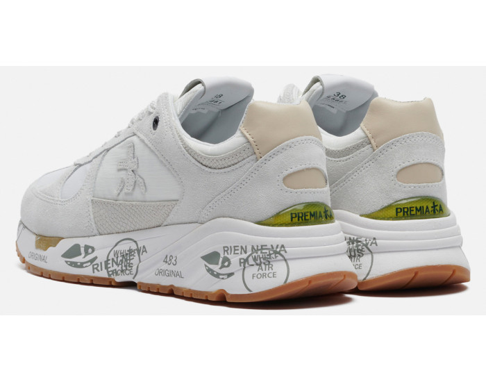 Кроссовки Premiata Mase 5661 sneakers Белые с серым женские