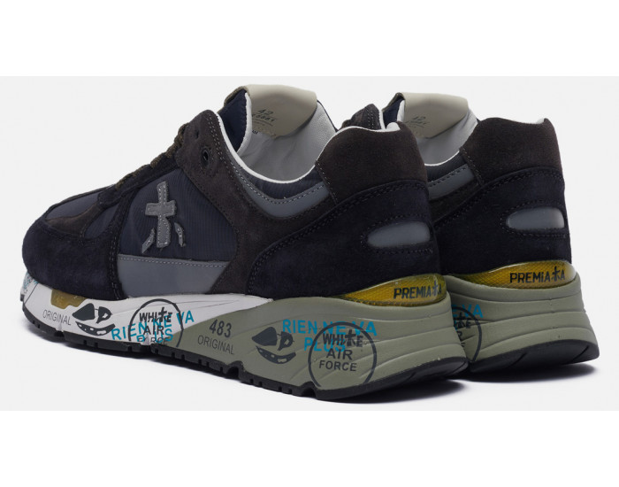 Кроссовки Premiata Mase 5881 Черные спортивные