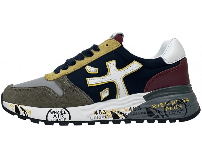Premiata Mick 2338 Синие с бежевым