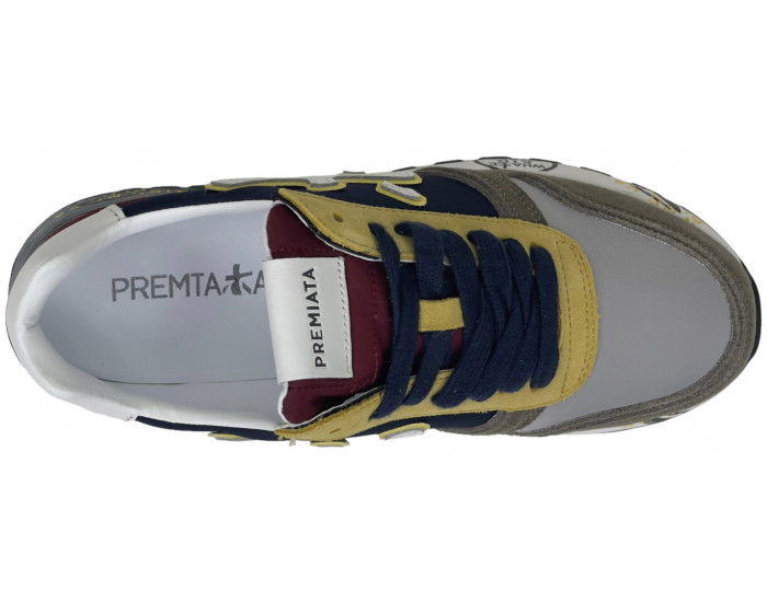 Premiata Mick 2338 Синие с бежевым