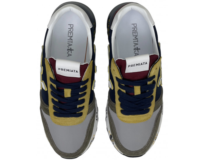 Premiata Mick 2338 Синие с бежевым