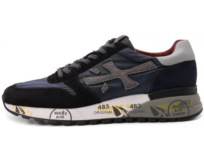 Кроссовки Premiata Mick 5027 Комбинированные черные