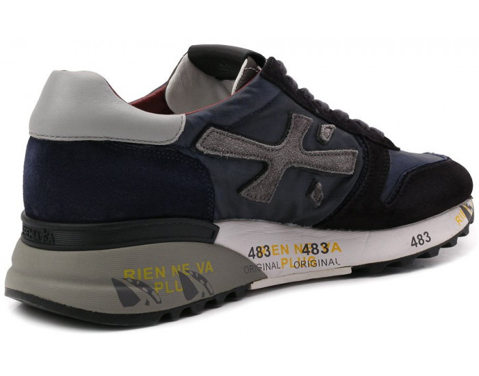 Кроссовки Premiata Mick 5027 Комбинированные черные