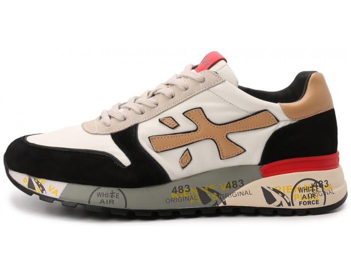 Premiata Mick 5337 White Black комбинированные