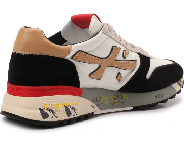 Premiata Mick 5337 White Black комбинированные