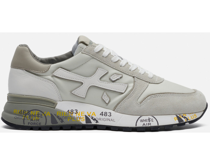 Кроссовки Premiata Mick 5341 Серые замшевые мужские