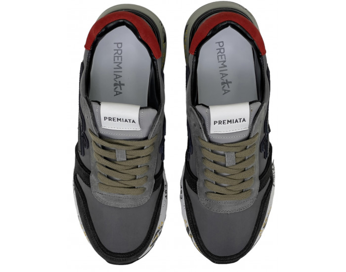 Premiata Mick 5355 Серые с черным