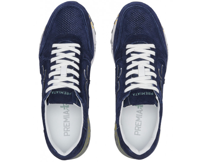 Кроссовки Premiata Mick 5688 Комбинированные замшевые