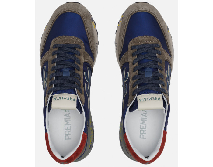 Premiata Mick 5890 Синие спортивные замшевые мужские