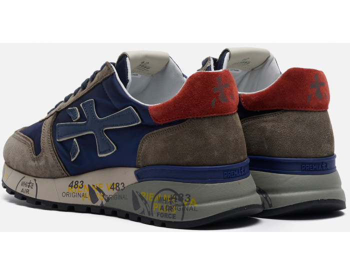 Premiata Mick 5890 Синие спортивные замшевые мужские