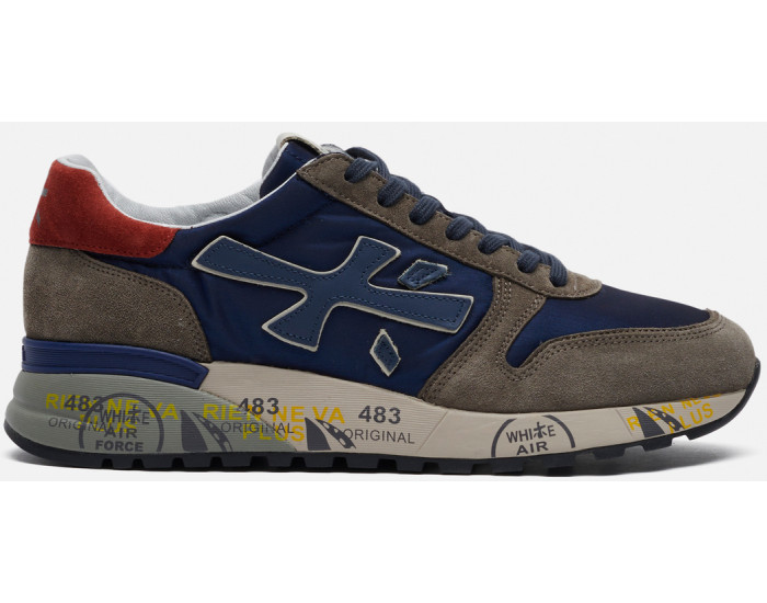 Premiata Mick 5890 Синие спортивные замшевые мужские