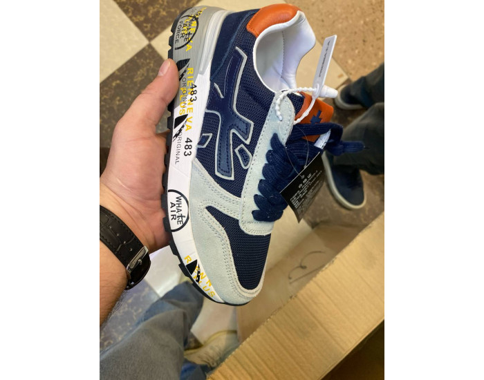PREMIATA MICK 5890 синие с оранжевым 