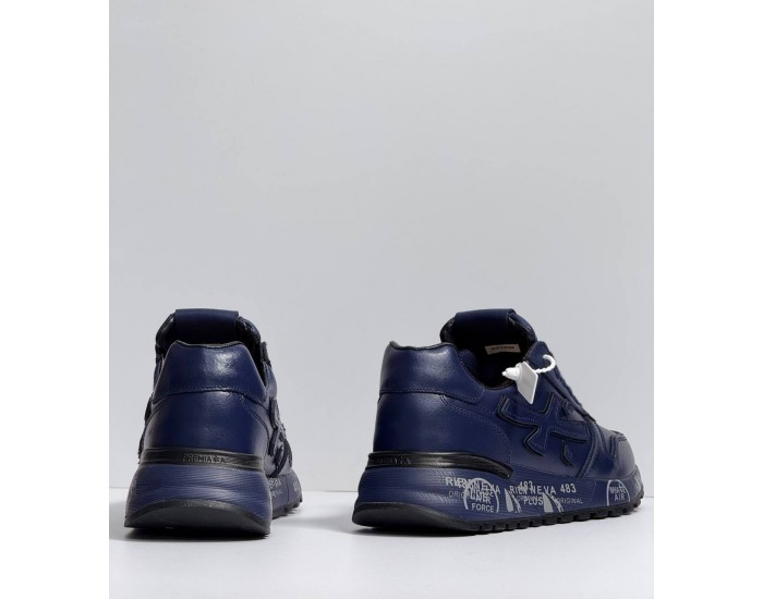 Premiata Mick Тёмно-синий Кожаные